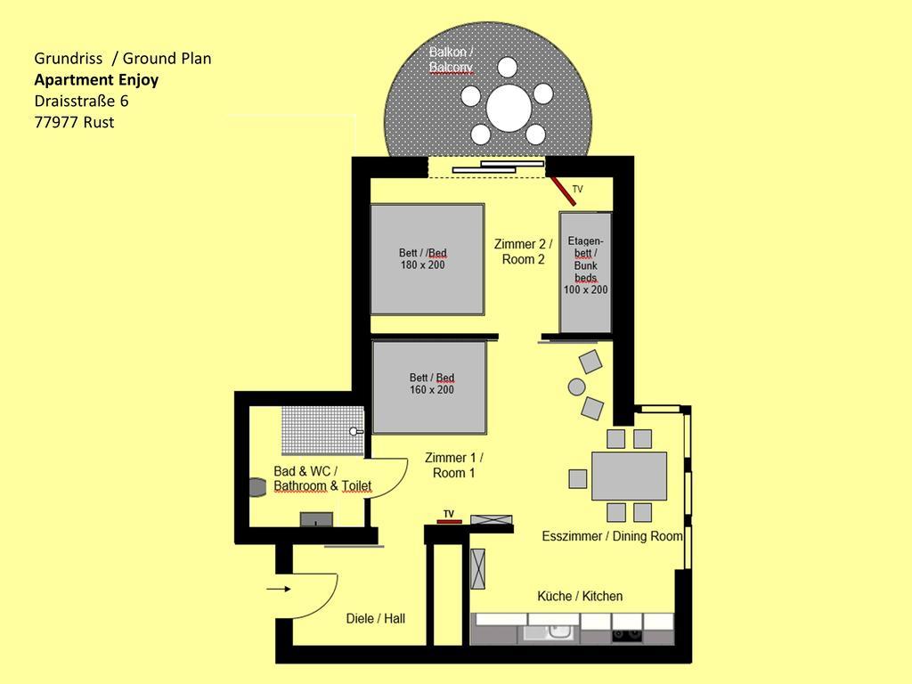 Ferienwohnung Relax EP Tickets über uns erhältlich Rust Exterior foto